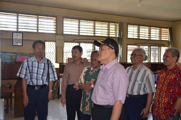 KUNJUNGAN REKTOR UNIVERSITAS NEGERI MALANG (UM) KE KAMPUS PP II KSDP FIP MALANG