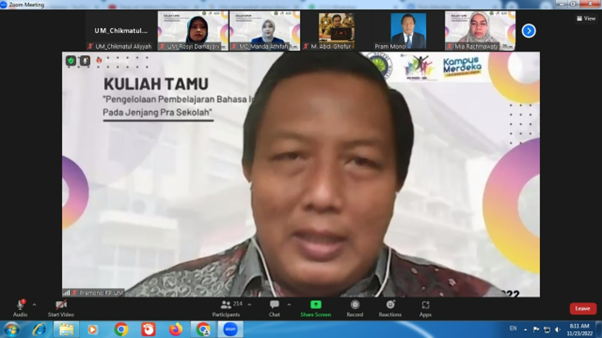 PG PAUD UM DORONG LULUSAN BERKUALITAS INTERNASIONAL