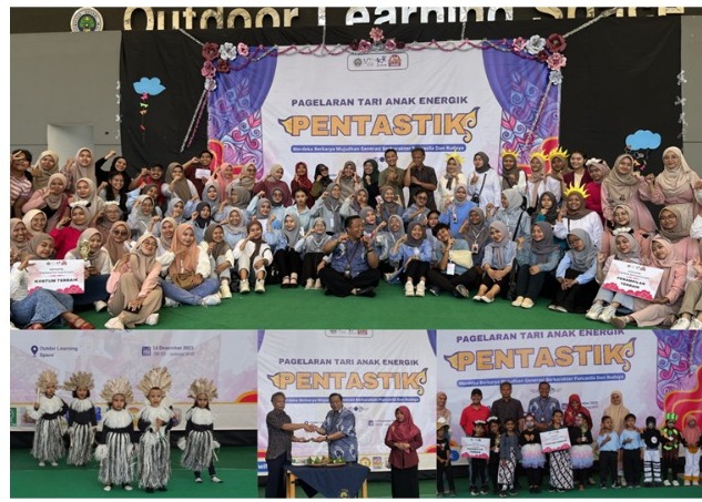 MAHASISWA DEPARTEMEN PAUD GELAR  PENTASTIK: PAGELARAN TARI ANAK ENERGIK 2023