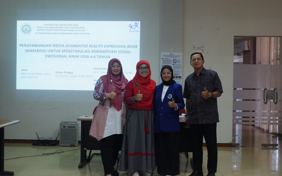 MEDIA AUGMENTED REALITY EXPRESSION BOOK (MAREBOO) SEBAGAI WUJUD KEPEDULIAN MAHASISWA PAUD UM TERHADAP PERKEMBANGAN ANAK USIA DINI