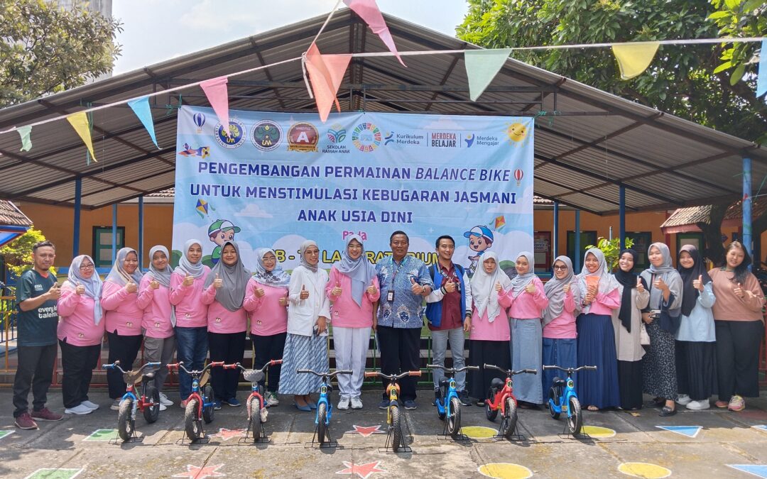 KOLABORASI PENELITI UM DAN UHN 1 GUSTI BAGUS SUGRIWA DALAM PENGEMBANGAN BALANCE BIKE DI KB-TK LAB UM