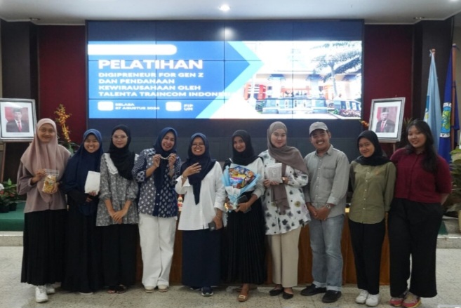 KEIKUTSERTAAN MAHASISWA PAUD UM DALAM PELATIHAN DIGIPRENEUR FOR GEN-Z DAN PENDANAAN KEWIRAUSAHAAN MAHASISWA FIP UM OLEH TALENTA TRAINCOM INDONESIA UNTUK SDGs 8