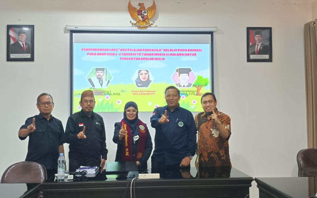 KOMITMEN DUKUNG SDGs 9: DIANA RACHMAWATI PRESENTASIKAN TESIS INOVATIF TENTANG MEDIA PEMBELAJARAN BERBASIS LAGU DAN ANIMASI DI SIDANG S2 PAUD