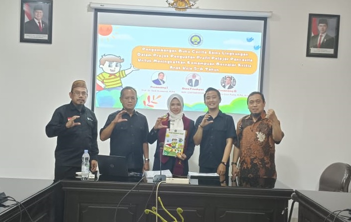 PERWUJUDAN SDGs 9: MAHASISWA S2 PAUD DIANA FRIWAHYUNI KEMBANGKAN BUKU CERITA UNTUK TINGKATKAN KEMAMPUAN BERNALAR KRITIS ANAK 5-6 TAHUN