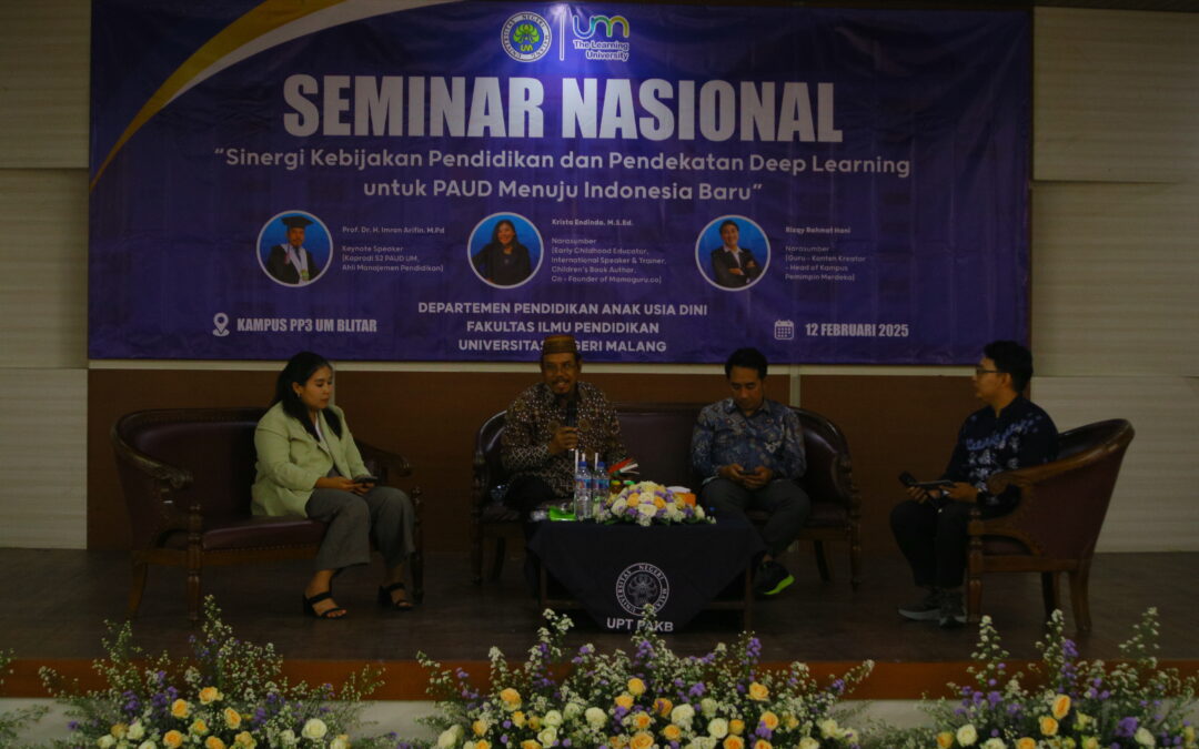 MEWUJUDKAN SDGs 4: SINERGI KEBIJAKAN PENDIDIKAN DAN DEEP LEARNING UNTUK PAUD BERKUALITAS