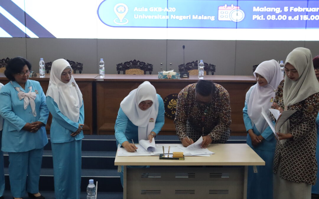 KOMITMEN DUKUNG SDGs 17: DEPARTEMEN PAUD UM TANDATANGANI IA DENGAN HIMPAUDI KOTA MALANG