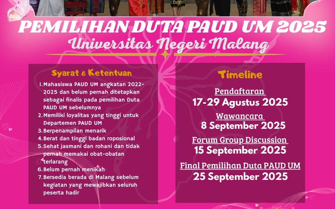 PEMILIHAN DUTA PAUD UM TAHUN 2025