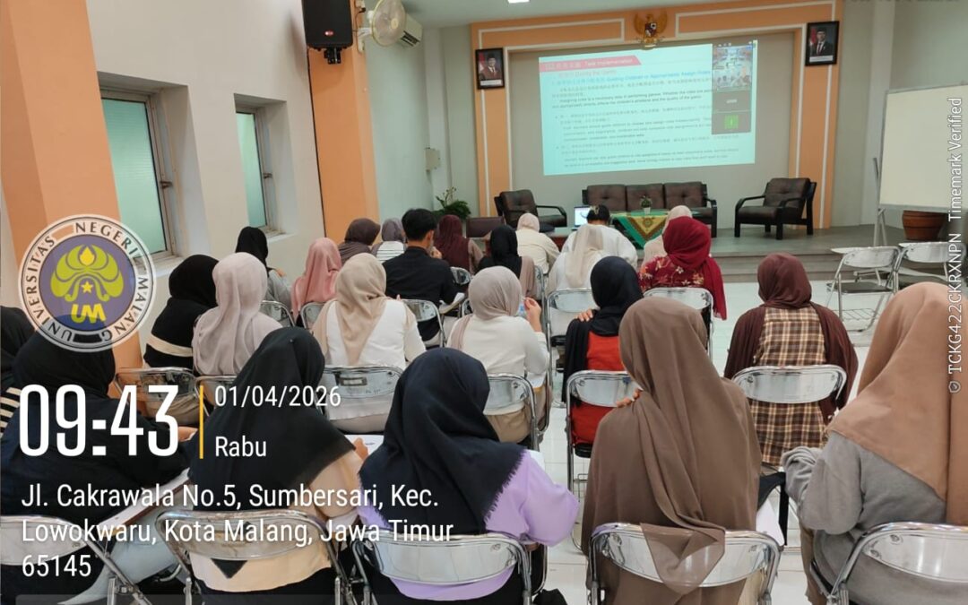 GELAR “PRESCHOOL CHILDREN’S GAME TUTORIAL”, DEPARTEMEN PAUD UM DAN CHANGZHOU DUKUNG PENUH PENINGKATAN KUALITAS PEMBELAJARAN ANAK USIA DINI